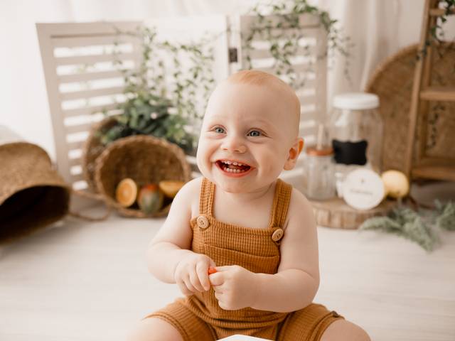 Baby - menino de 9 meses Thomas