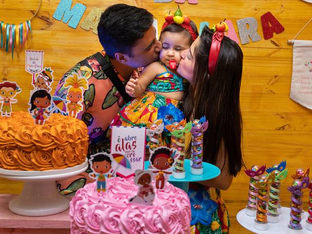 Aniversário Infantil de Aniversário - Maria Clara - 1 ano