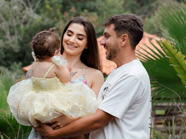 Família de Olivia - 1 ano