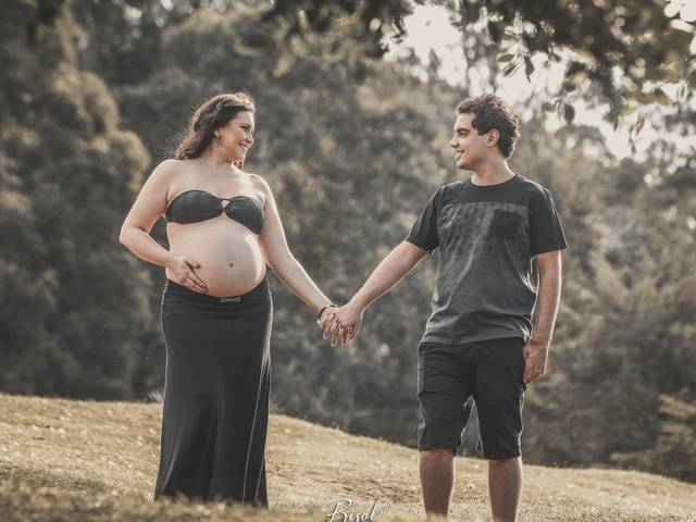 Gestação de Sessão de minhas fotos de Gestante