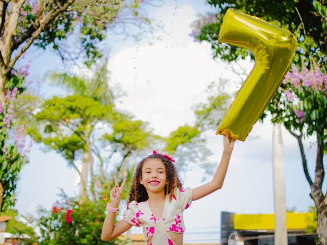 Aniversário  de 7 Anos Isabelle