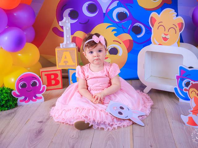 Estúdio de Smash the Cake da Helena