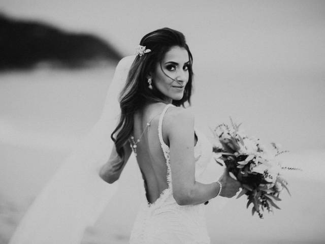 Casamentos SC de Hingred & Caio | Fotografia de Casamento Estaleiro | Casamento na Praia