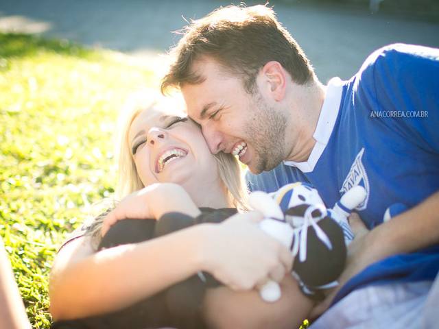 Engagement Session de Ensaio Simoni & Bruno | Avai X Figueira