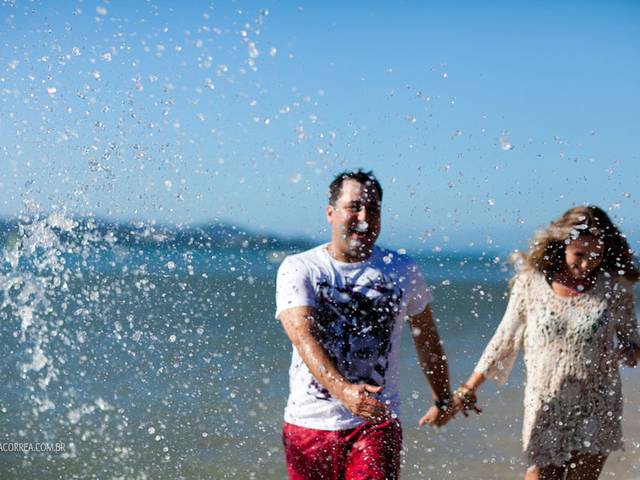 Engagement Session de Ensaio Talyne e Marcos | Um dia de verão em Floripa