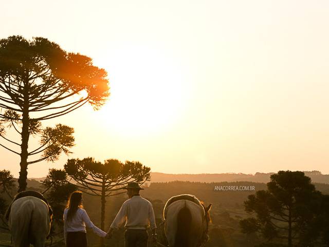 Engagement Session de Ensaio Gabriela e William | No Sol da Serra Catarinense