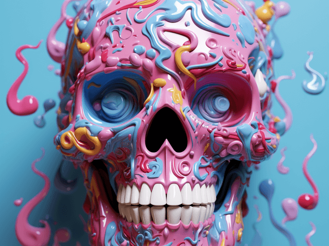 Personagem de Skull face