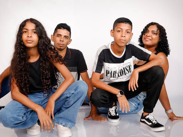 Ensaio  de Ensaio família ( Mariana,  Marcelo,  Gustavo e Marcela)