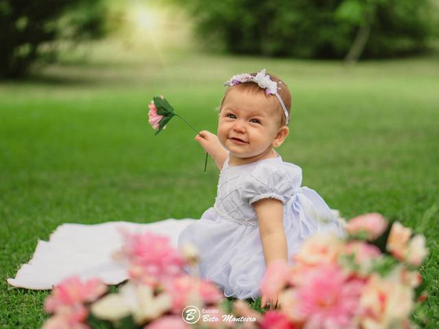 Infantil e Família de Sarah - 9 meses