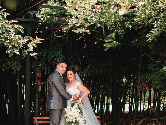 Casamentos de Estephany e Jefferson - Casamento na Igreja São Francisco Xavier e Chácara do Rocio