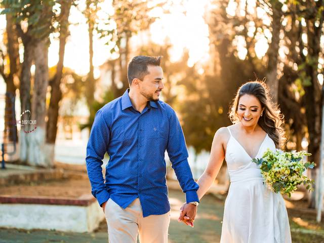 Sessão pre wedding de Michel e Eva - Praça de Correia de Almeida