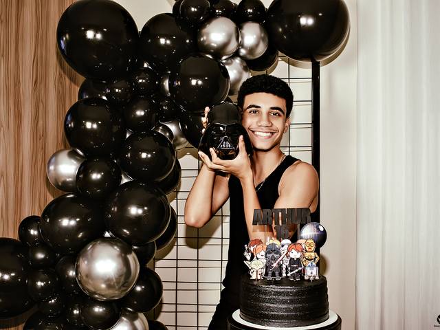 Aniversário de Aniversário Arthur tema Star Wars