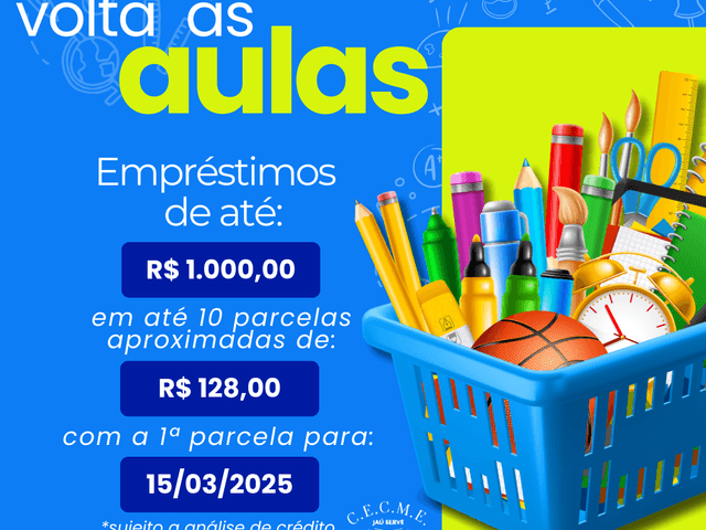 Campanha de Campanha Volta às Aulas - CooperJs 