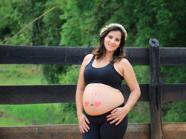 Ensaio Gestante de Mônica Chaves