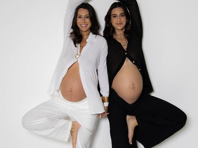 Ensaio de Gestante de Júlia Moura e Paula Moura