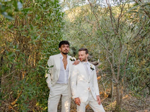 Casamentos de Milton e Rob