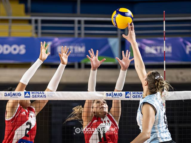 Esportes de ARGENTINA X PERU - COPA AMÉRICA DE VOLEIBOL FEMININO - NOVOS TALENTOS