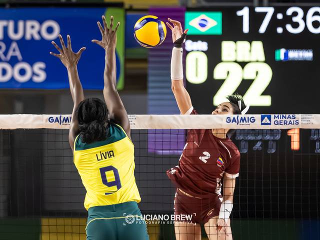 Esportes de BRASIL X VENEZUELA - COPA AMÉRICA DE VOLEIBOL FEMININO - NOVOS TALENTOS
