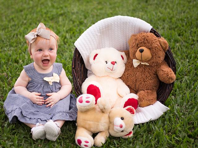 Ensaio Infantil   de Isabela e a fofura de seus 10 meses