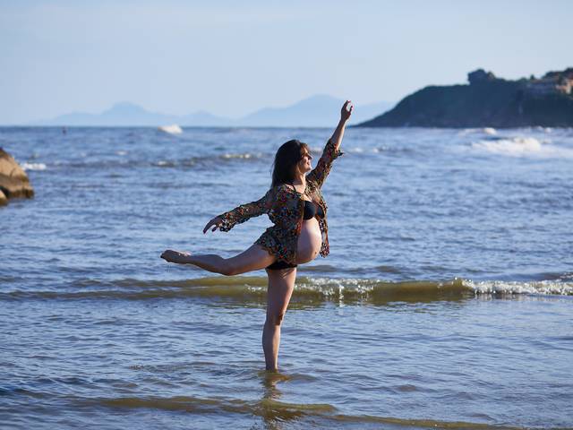 Mamães de A luz que nos aqueceu neste dia, lado a lado com o sol