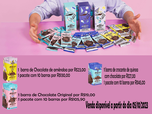 Design Gráfico  de Mr Beast Chocolates 
