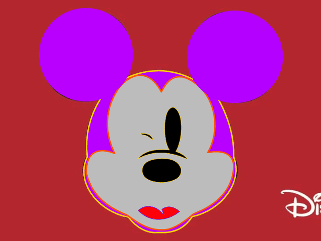 Design Gráfico  de Mickey Mouse 