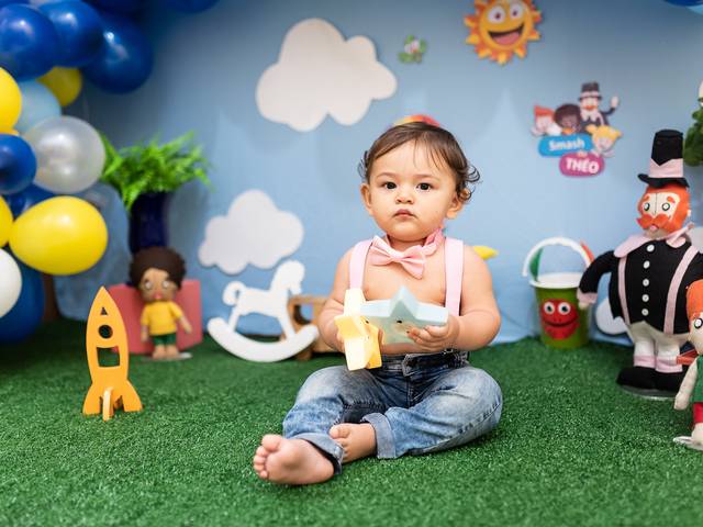 Smash The Cake de O ensaio de 1 aninho do Théo