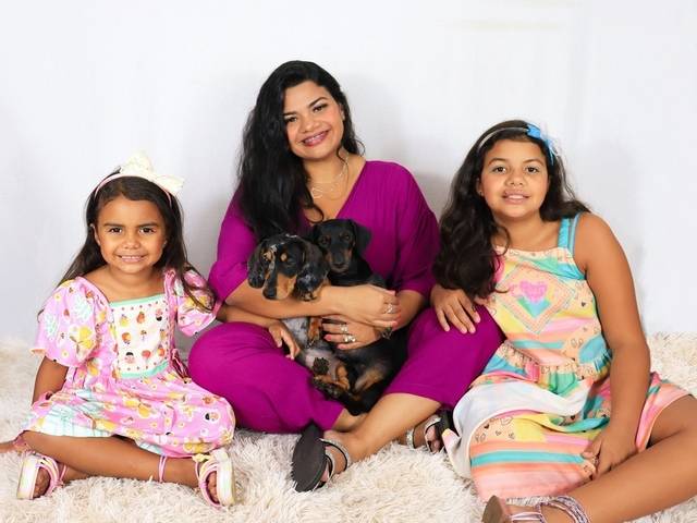 Ensaio Família de Jéssica, Manuela e Luiza