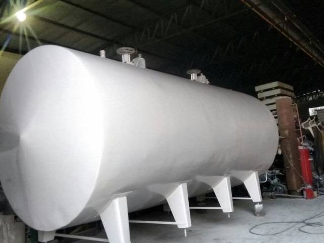 MWV Equipamentos de Balão de Estocagem Inox/Carbono Horizontal