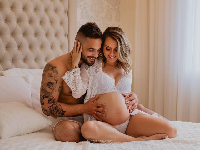 Gestante de Luisa Zanatta e Miller Kucharski à espera de Helena