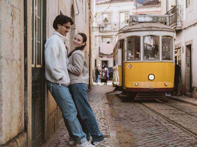 Fotos em Lisboa de Luiz Henrique & Julia