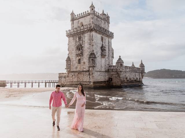 Fotos em Lisboa de Fernanda & Murilo | Gestante