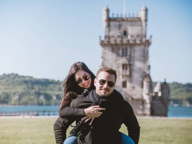 Fotos em Lisboa de Ionara & Jonathan