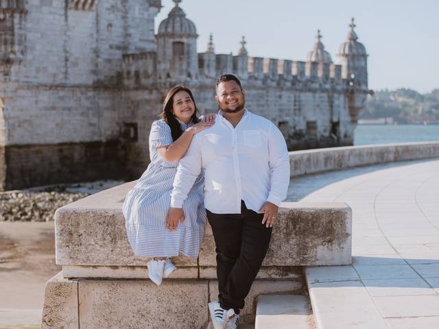 Fotos em Lisboa de Luciana & Filipe