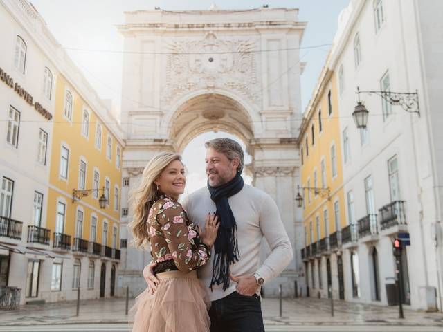Fotos em Lisboa de Jonh & Priscila
