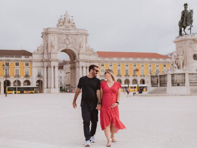 Fotos em Lisboa de Raphael & Tamyres | Gestante