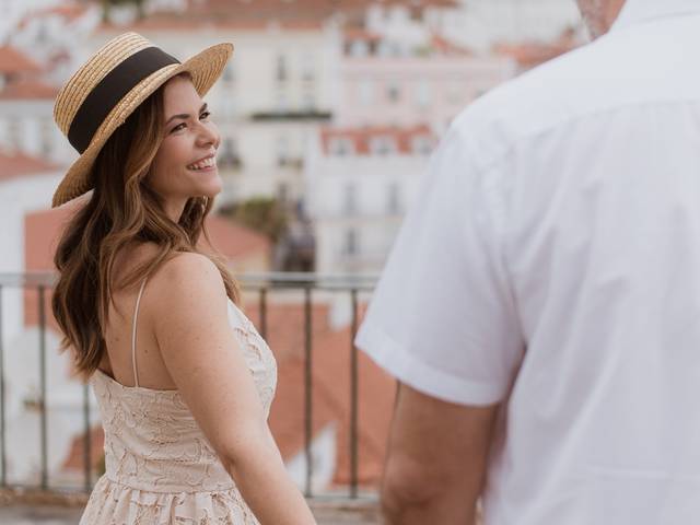 Fotos em Lisboa de Luciana & Luiz