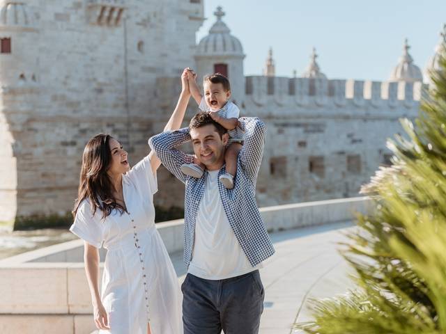Fotos em Lisboa de Thaís, Júlio & Afonso