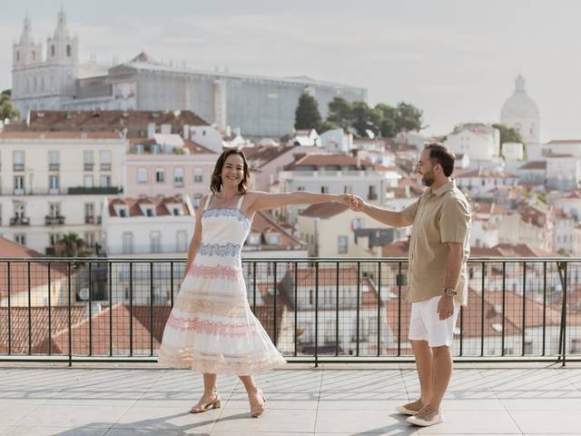 Fotos em Lisboa de Diego & Isabela