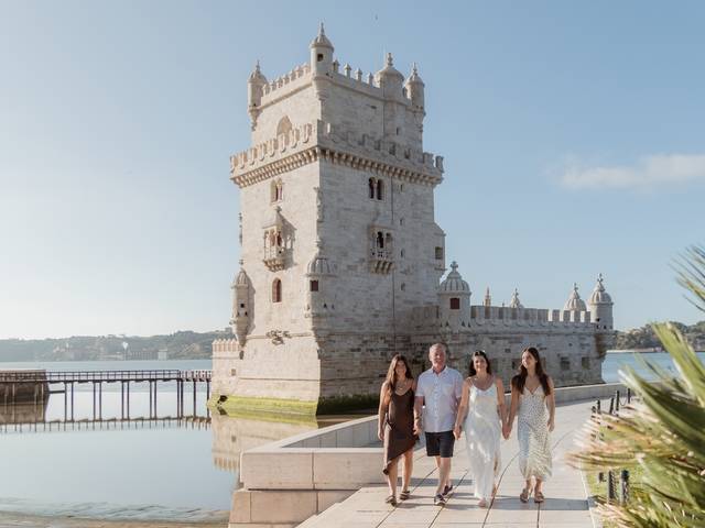 Fotos em Lisboa de Fabiana & Família