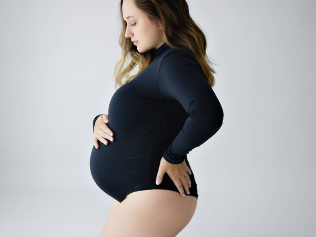 Ensaio Gestante de Á espera da Luisa