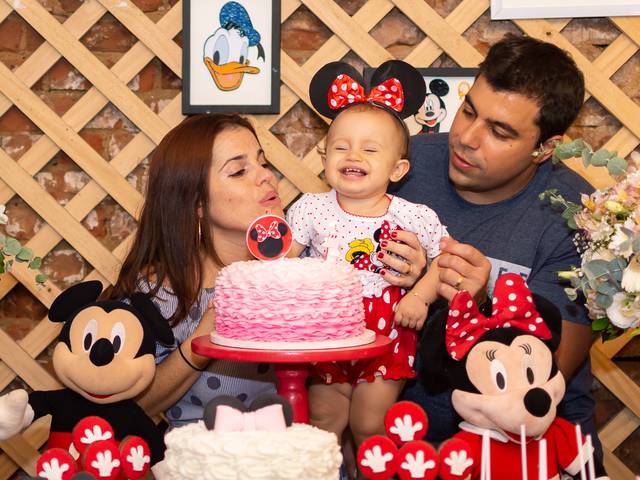 Aniversários de Turma do Mickey I Julia 1 ano