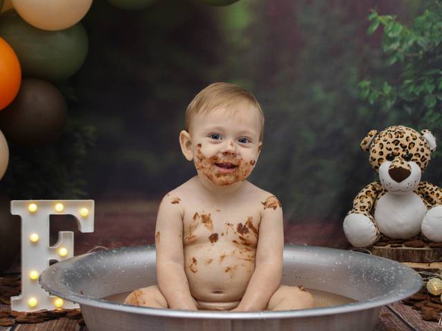 Ensaio de um aninho  de Smash the cake 
