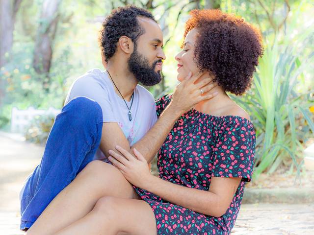 Casal de Bárbara e Luiz