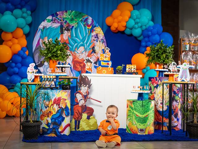 Aniversários de Celebração Mágica: O Primeiro Aniversário de João Paulo com Toque de Dragon Ball