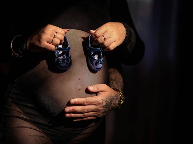 Gestantes de Daniela Leonardo e Bartolomeu esperando Cecília