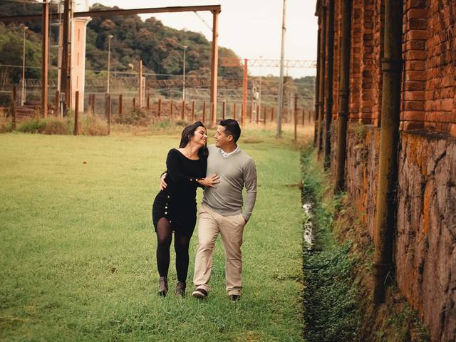 Ensaio de Viviane e Dinho