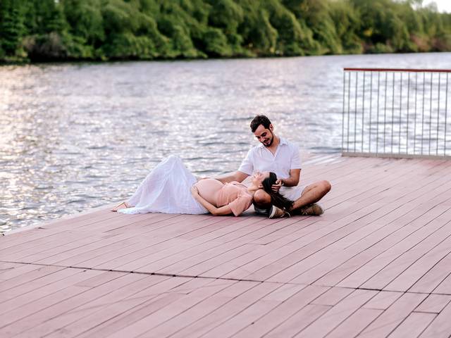 Gestante de Ensaio gestante na beira do Rio Capibaribe, no Parque das Graças 🌿📷
