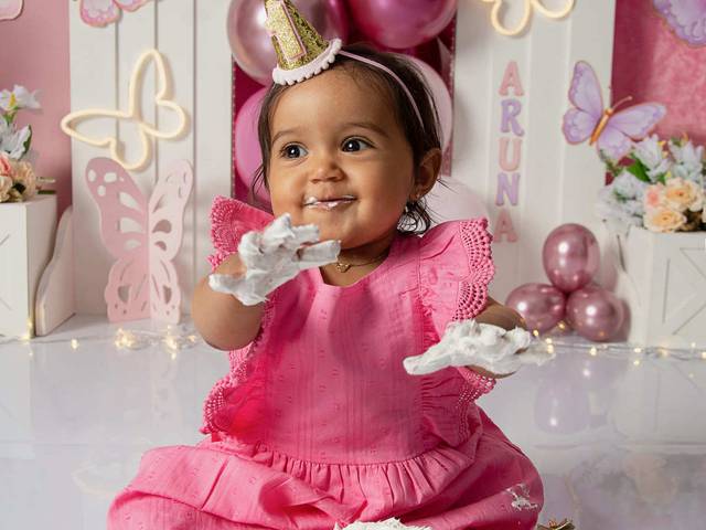 Smash the Cake de Aruna 1 ano