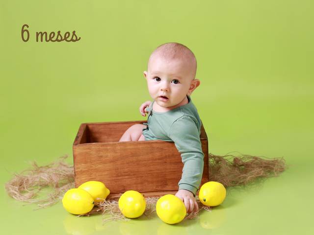 Acompanhamento de bebês de Sessão fotográfica de acompanhamento de 6 meses